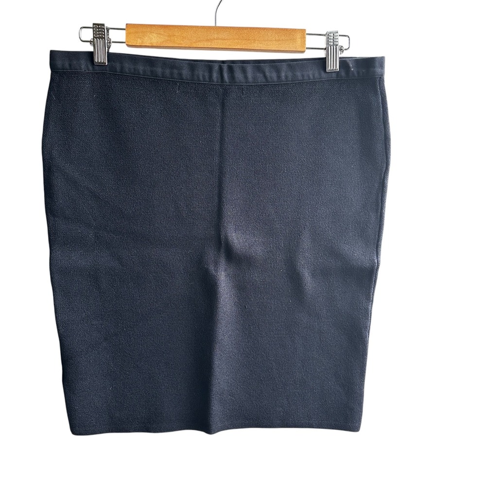 Rachel Roy Knit Pencil Skirt Black Career Office Wear‎ XL Goth Classic NWOT